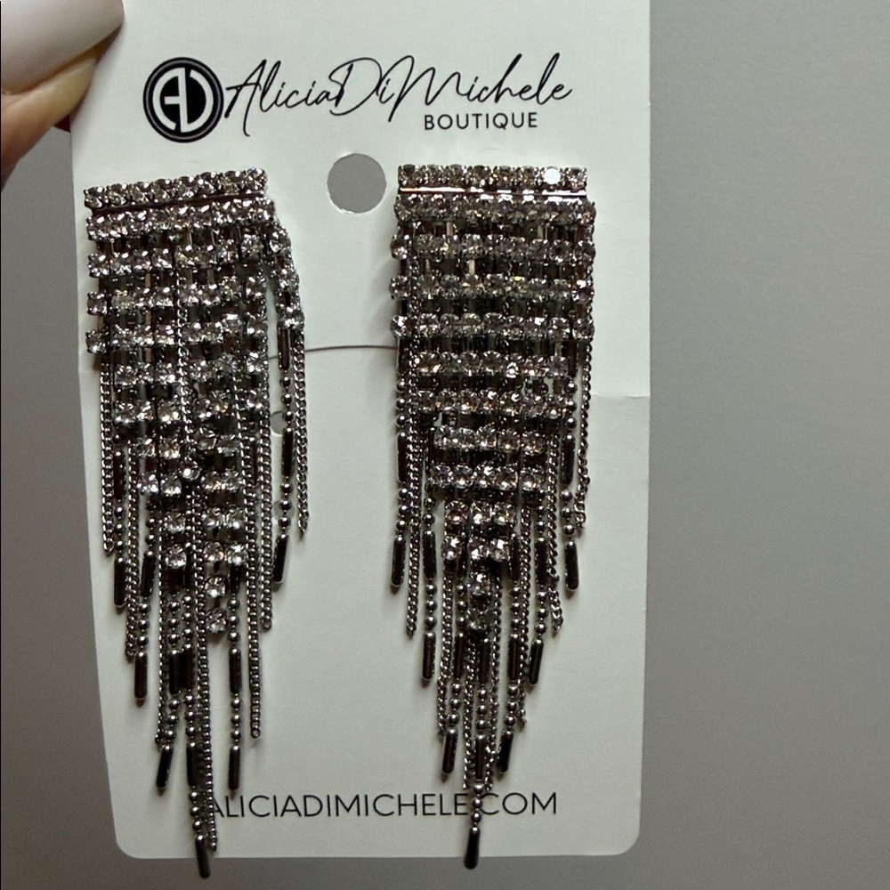 Silver Statement Earrings